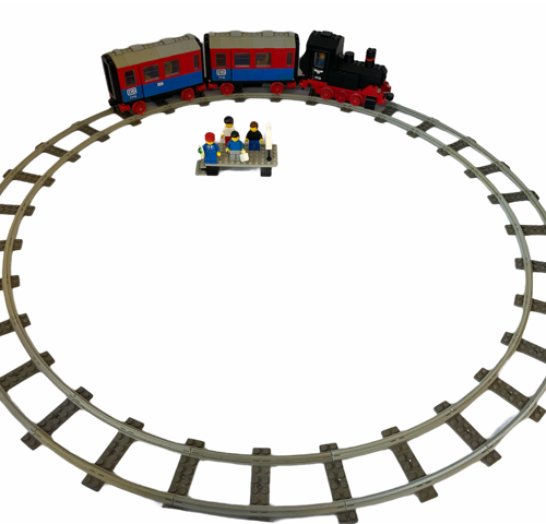 7715: Push-Along Passenger Steam Train