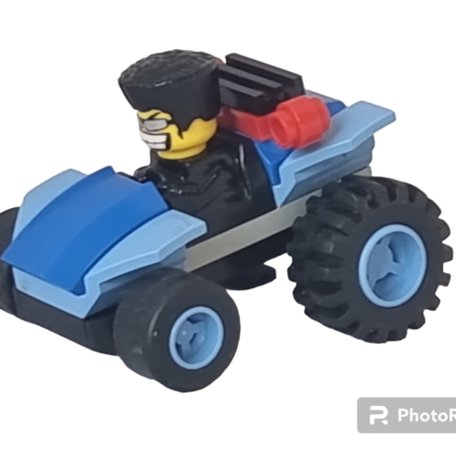 4301 Blue Racer polybag
