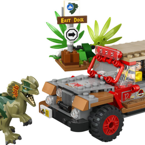 76958 LEGO Jurassic World Dilophosaurus hinderlaag