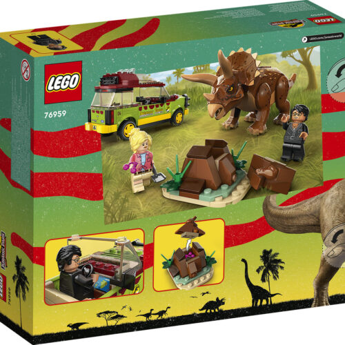 76959 LEGO Jurassic World Triceraptops onderzoek