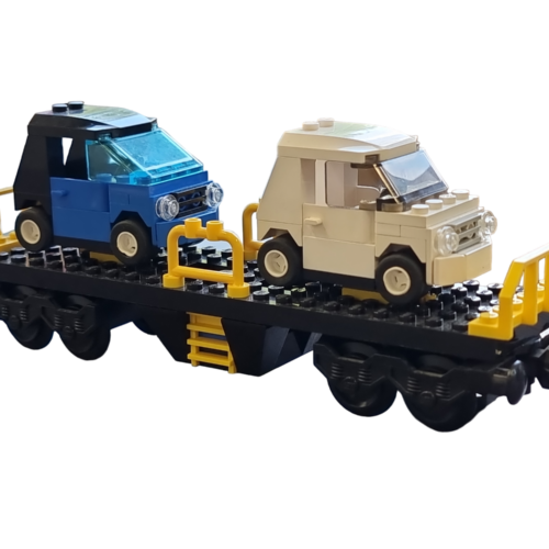 LEGO 7939: Wagon met auto’s