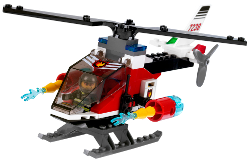 LEGO 7238:  Fire Helicopter