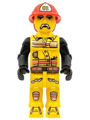 LEGO js001: Fireman in Hat #01
