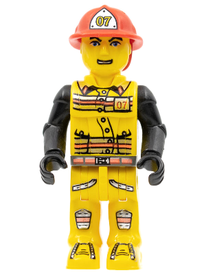 LEGO js007: Fireman in Hat #07