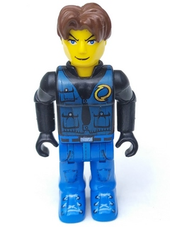 LEGO js013: Jack Stone – Black Jacket, Blue Legs, Blue Vest