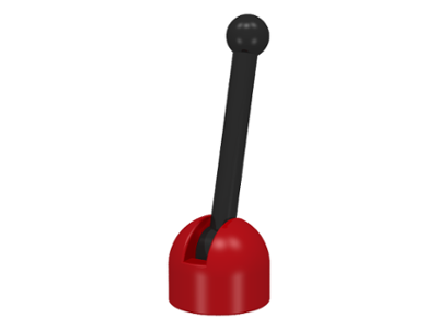 LEGO 4592c02: Antenna Small Base with Black Lever 10x