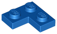 LEGO 2420: Plate 2 x 2 Corner blue