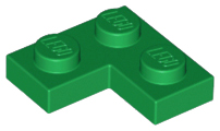 LEGO 2420: Plate 2 x 2 Corner green