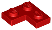 LEGO 2420: Plate 2 x 2 Corner Red