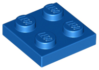 LEGO 3022: Blue Plate 2 x 2