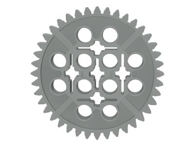 LEGO 3649: Light Gray Technic, Gear 40 Tooth