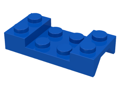 LEGO 3788: Blue Vehicle, Mudguard 2 x 4 with Arch Studded