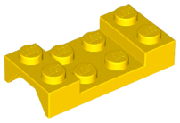 LEGO 3788: Yellow Vehicle, Mudguard 2 x 4 with Arch Studded