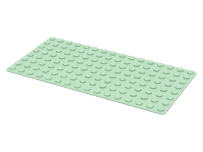 LEGO 3865: Light Green Baseplate 8 x 16