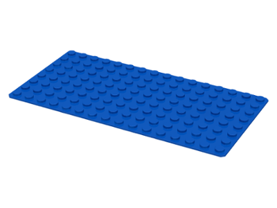 LEGO 3865: Blue Baseplate 8 x 16