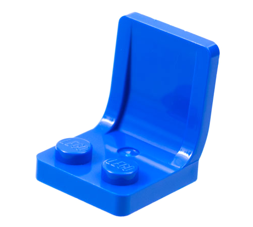 LEGO 4079: Blue Minifigure, Utensil Seat / Chair 2 x 2