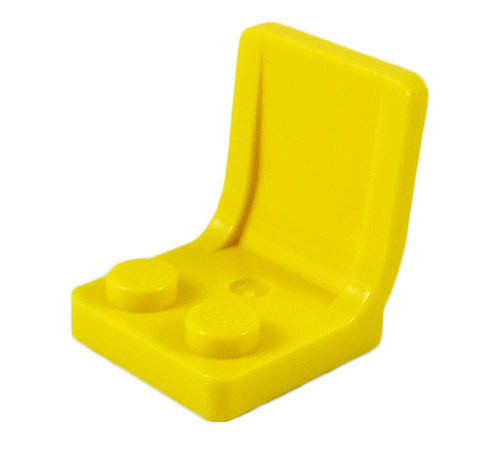 LEGO 4079: Yellow Minifigure, Utensil Seat / Chair 2 x 2