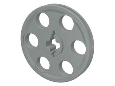 LEGO 4185:Light Gray Technic Wedge Belt Wheel (Pulley)