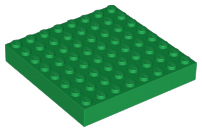 LEGO 4201: Green Brick 8 x 8