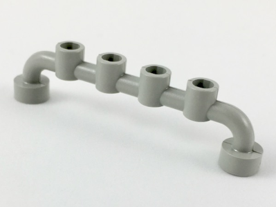 LEGO 6140: Light Gray Bar 1 x 6 with Hollow Studs