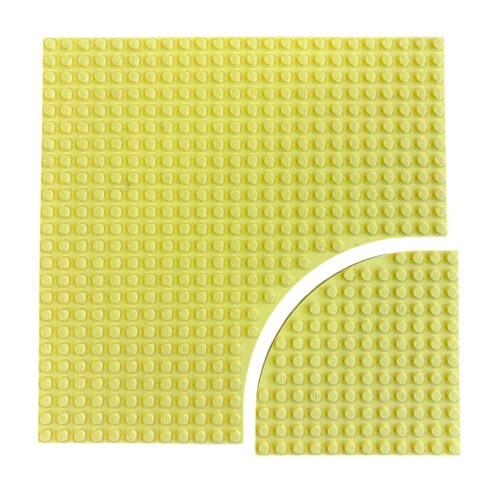 LEGO 6161: Brick, Modified 24 x 24 with 12 x 12 Quarter Circle Bright Light Yellow