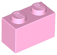 LEGO 3004: Bright Pink Brick 1 x 2