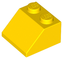 LEGO 3039: Yellow Slope 45 2 x 2