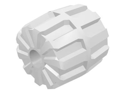 LEGO 6118: White Wheel Hard Plastic Small (22mm D. x 24mm)