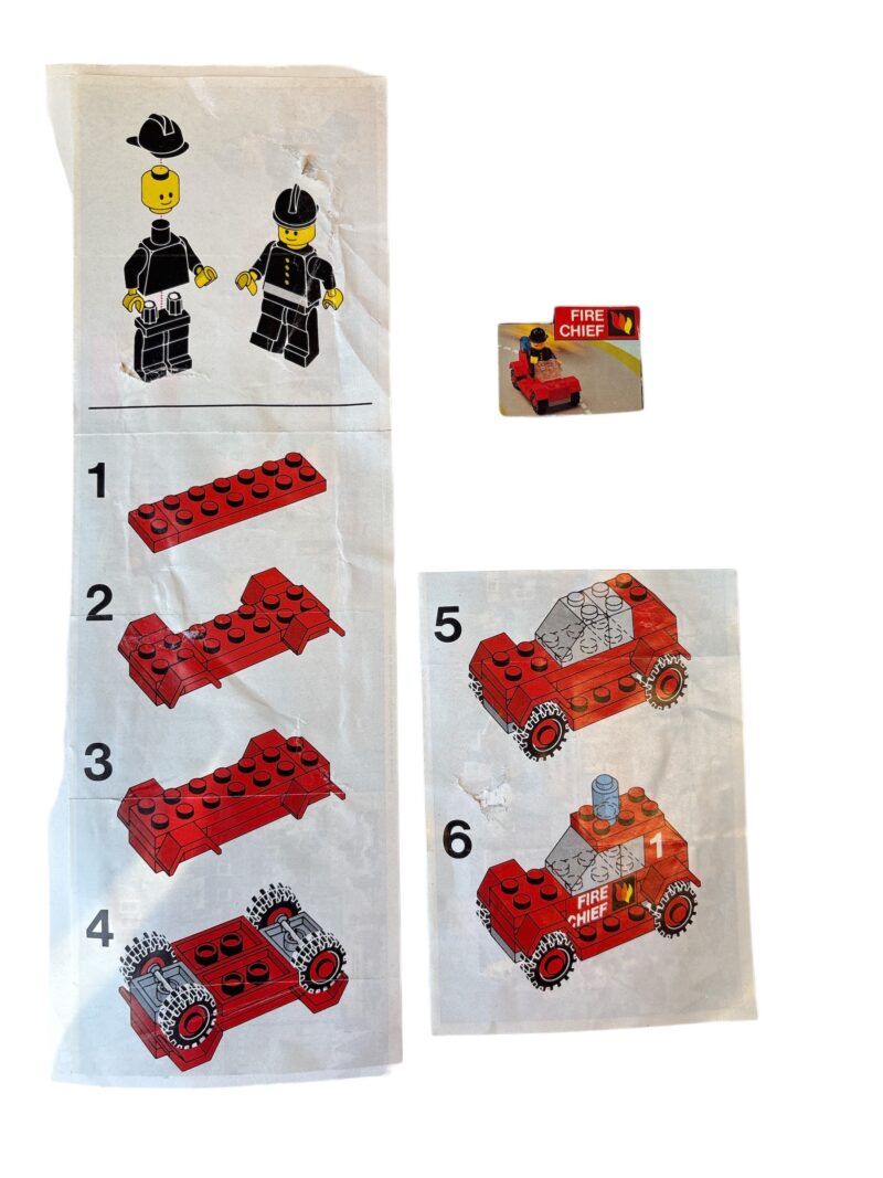 LEGO 644 and 602: Police Mobile Patrol and Fire Chief's Car - Afbeelding 3
