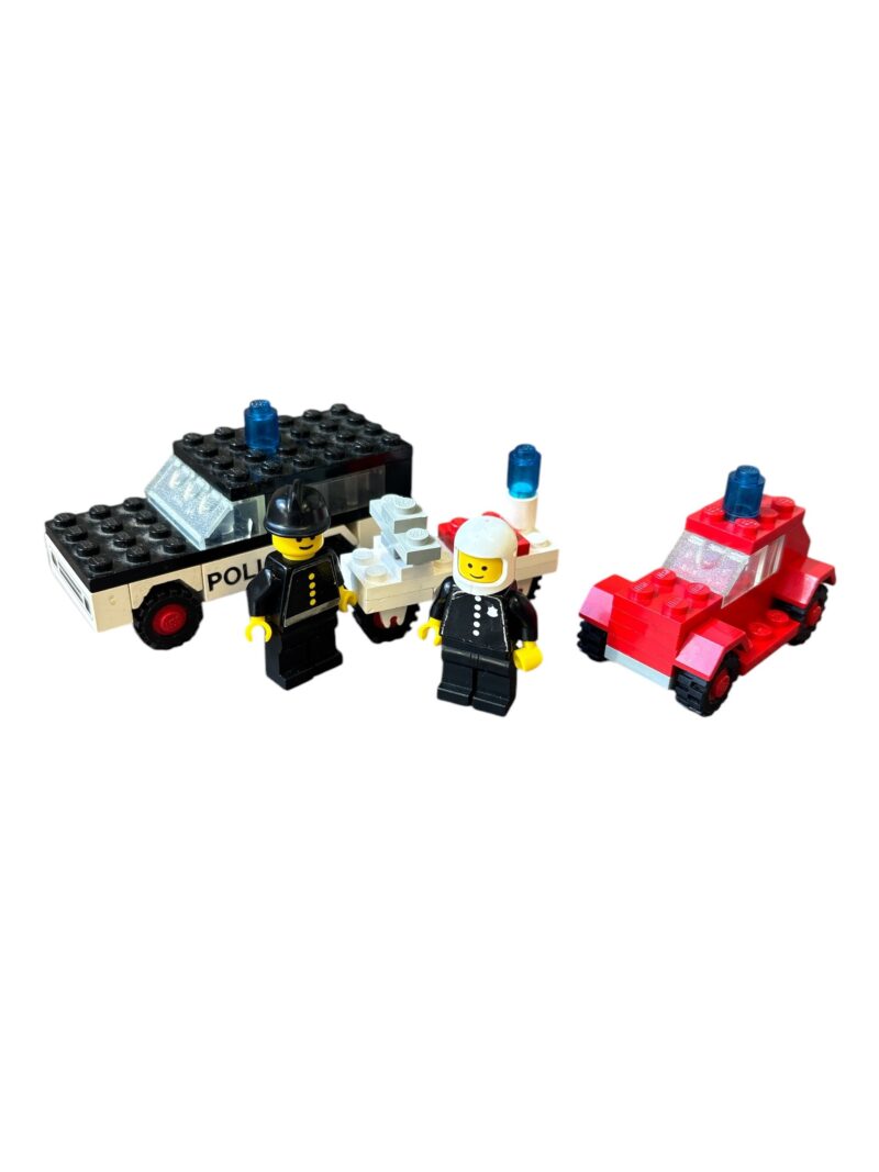 LEGO 644 and 602: Police Mobile Patrol and Fire Chief's Car