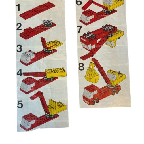 LEGO 689 and 410: Truck & Shovel and Payloader