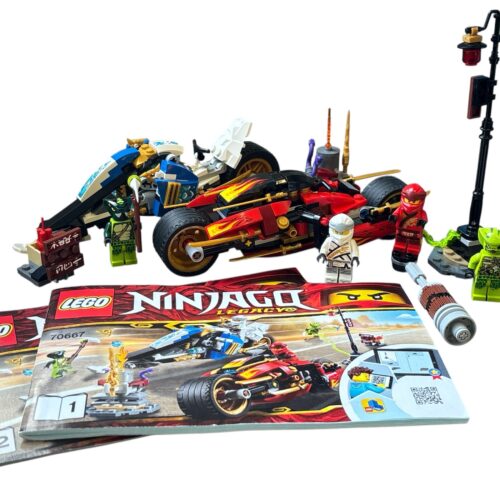 LEGO 70667: Kai’s Blade Cycle & Zane’s Snowmobile