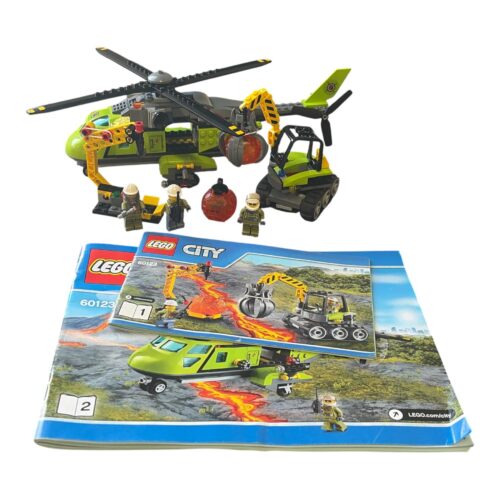 LEGO 60123: Volcano Supply Helicopter