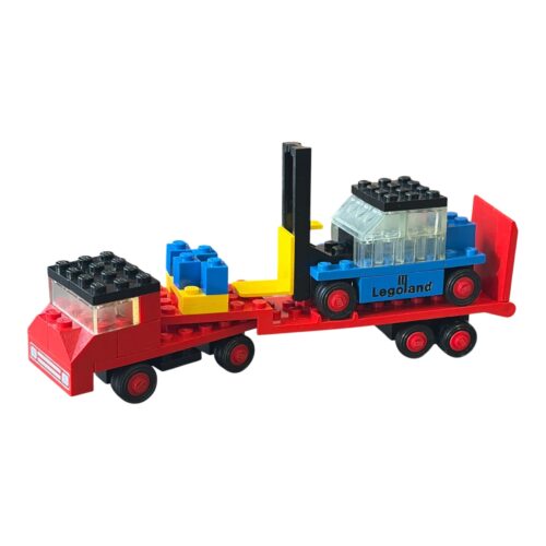 LEGO 684: Low-Loader with Fork Lift Truck